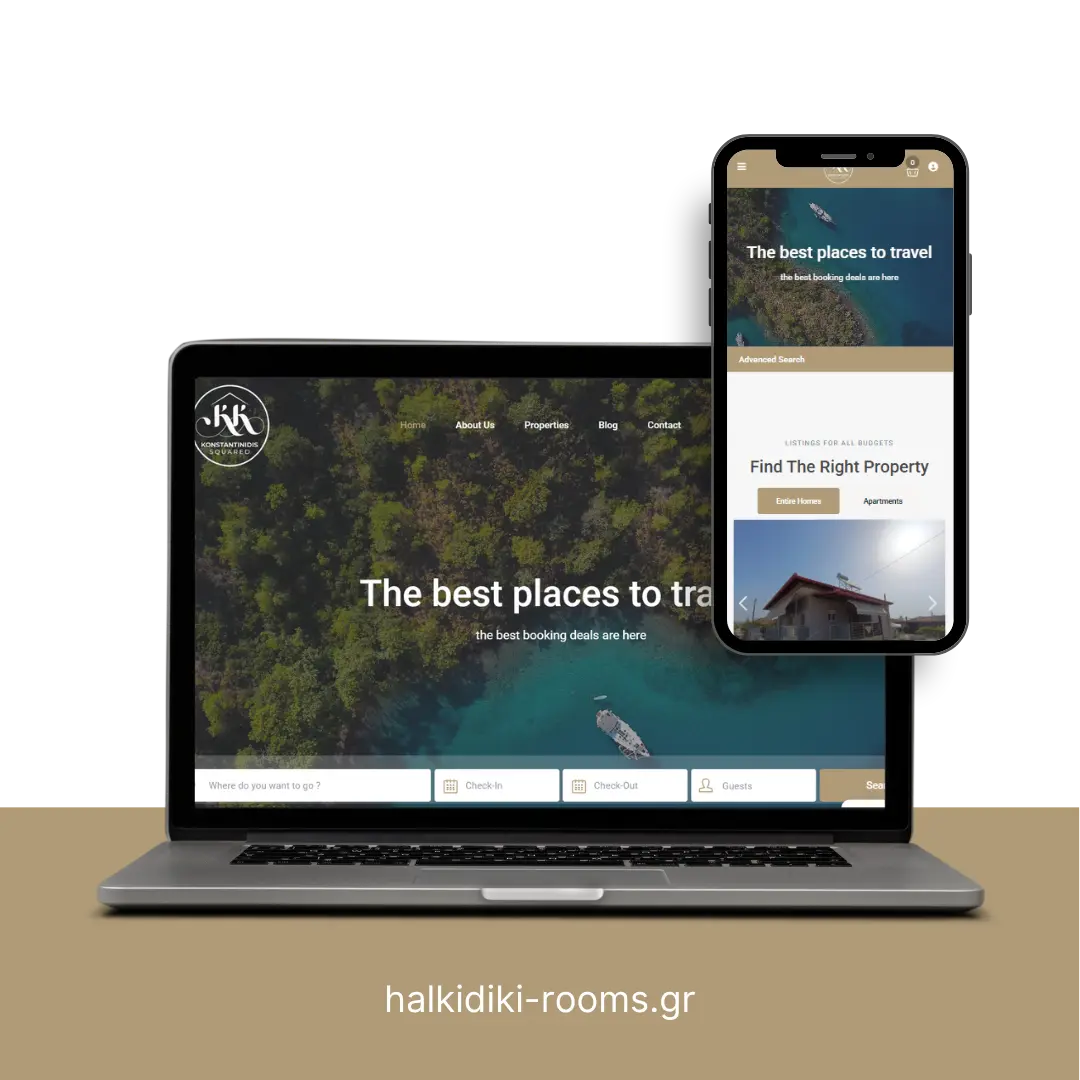 Halkidiki Rooms Website