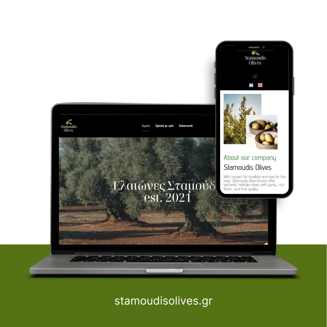 Stamoudis Olives Website